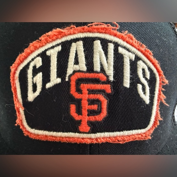 ’47 Brand MVP Adjustable Trucker Hat San Francisco Giants Black Mesh Cap (74) - Picture 4 of 10